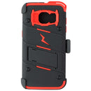 Galaxy S7 Edge 5.5in Case, Zizo Bolt Cover Kickstand Holster Belt Clip