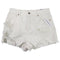 PacSun Vintage High Rise Jean Shorts - Size 28 - Ripped White