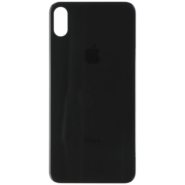 Repair Part - Back Glass Panel for Apple iPhone Xs Max - Black with Logo