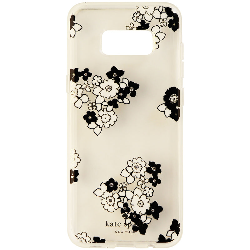 Kate Spade Hard Case for Samsung Galaxy S8+ (Plus) - Clear/White Flowers/Gems