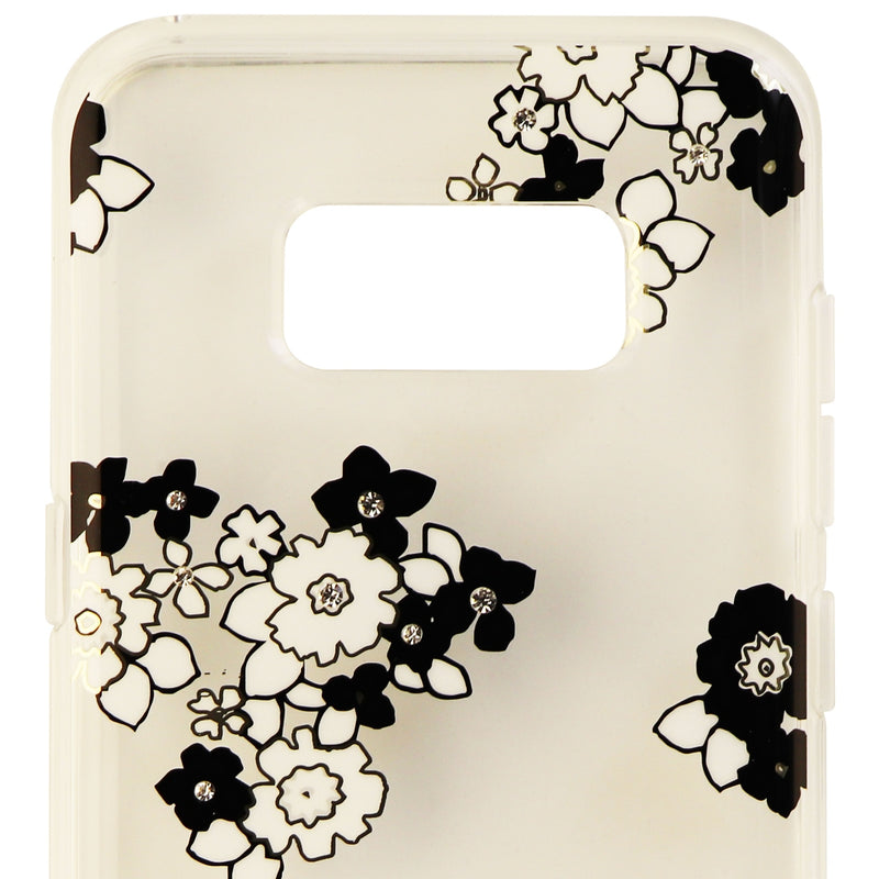 Kate Spade Hard Case for Samsung Galaxy S8+ (Plus) - Clear/White Flowers/Gems