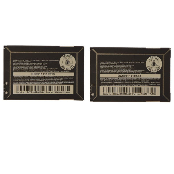 KIT 2x OEM Replacement 1300 mAh Battery (BTR6200B) for HTC My Touch 3G
