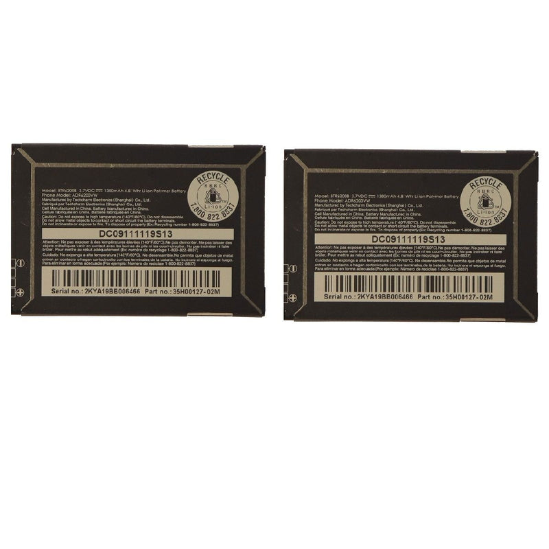 KIT 2x OEM Replacement 1300 mAh Battery (BTR6200B) for HTC My Touch 3G