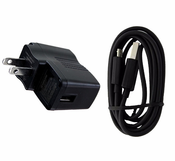 Kyocera (SCP-37ADT) Travel Charger & Cable for Micro USB Devices  - Black