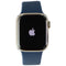 Apple Watch Series 7 (GPS + LTE) A2475 (41mm) - Stainless Gold/Blue Sp Band
