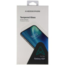 Axessorize Tempered Glass Screen Protector for Samsung A21 Smartphone - Clear