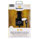 Qmadix Micro-USB Vehicle Charger with Auxiliary USB Port (2.1A / 7ft) - Black