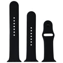 Apple (42mm) Sport Bands Full Set for Apple Watch 42/44/45m - Black/Space Gray