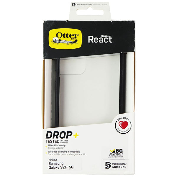 OtterBox React Series Case for Samsung Galaxy S21+ 5G - Transparent/Black