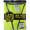 OccuNomix High Vis Vest Class 2 ANSI Polyester Tricot, Large / X-Large, Yellow