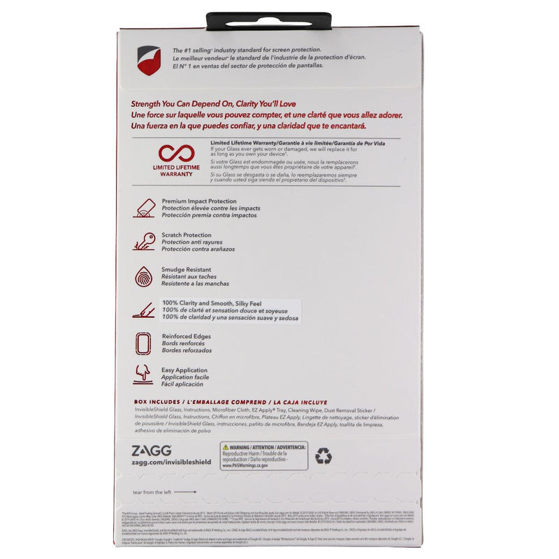 ZAGG Invisible Shield (Glass) Series Tempered Glass for Google Pixel 3a - Clear