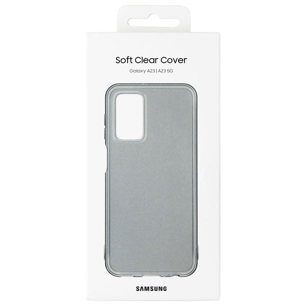Samsung Soft Clear Cover for Samsung Galaxy A23 and A23 5G - Black