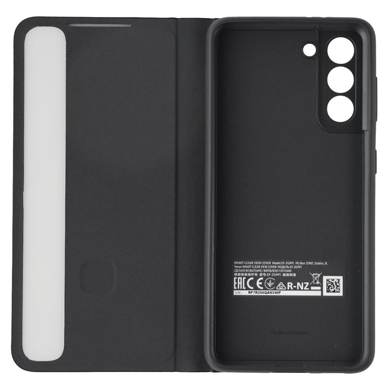 Samsung S-View Flip Cover for Galaxy S21 & S21 5G - Black (EF-ZG991CBE)