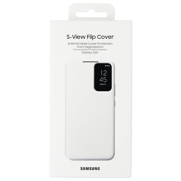 Samsung S-View Flip Cover for Samsung Galaxy (S22+) - White (EF-ZS906CWEGUS)