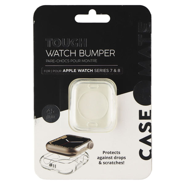 Case-Mate Tough Watch Bumper for Apple Watch Series 7 & 8 (45mm) - Clear
