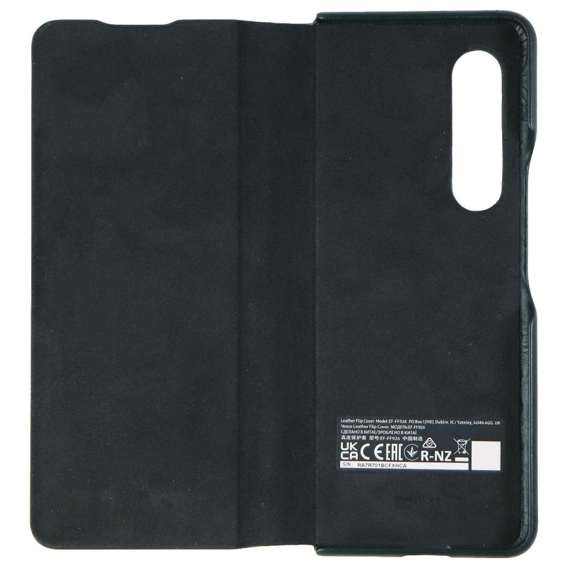 Samsung Leather Protective Cover for Galaxy Z Fold3 5G - Green (EF-FF926LGEGUS)