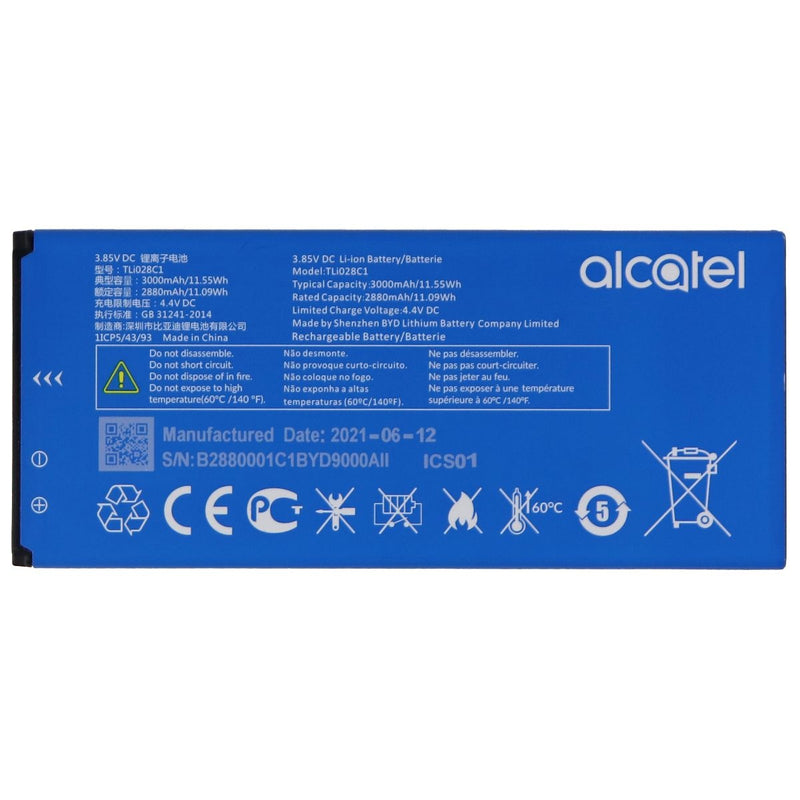 Alcatel Replacement 3000mAh / 3.85V Li-ion Battery for Alcatel (TLi028C1)