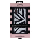 LuMee Duo Instafame LED Selfie Case for Apple iPhone Xs/X - Zebra / Glitter
