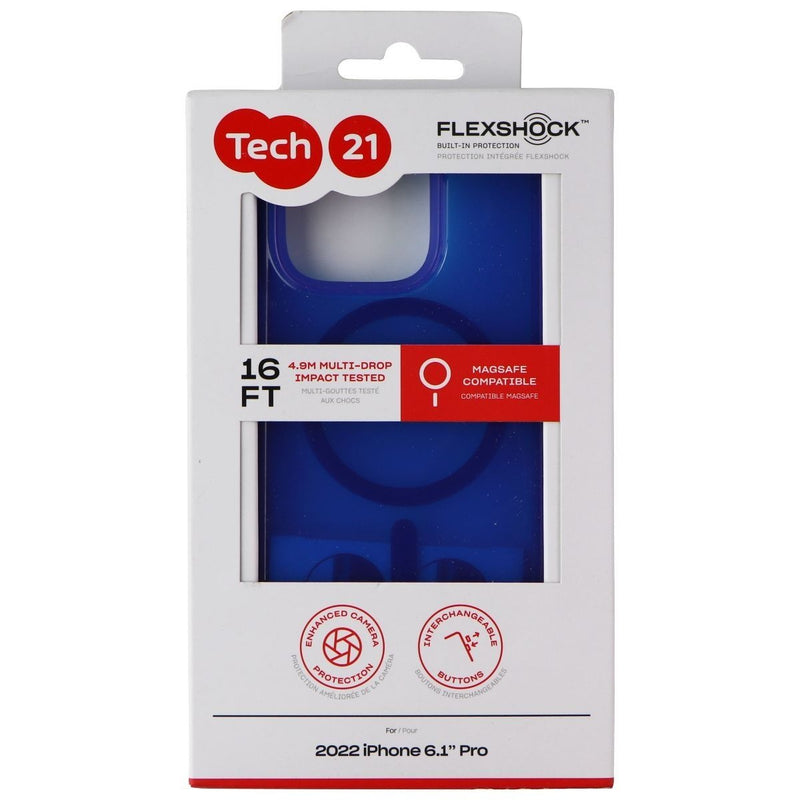 Tech21 EvoCheck Series Gel Case for MAGSAFE for Apple iPhone 14 Pro - Blue