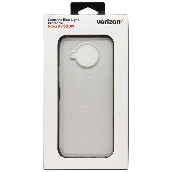 Verizon Case and Blue Light Screen Protector for Nokia 8 V 5G UW - Clear