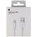 Apple (3.3 Foot/1m) Lightning 8-Pin to USB Charge and Sync Cable - White (A1480)
