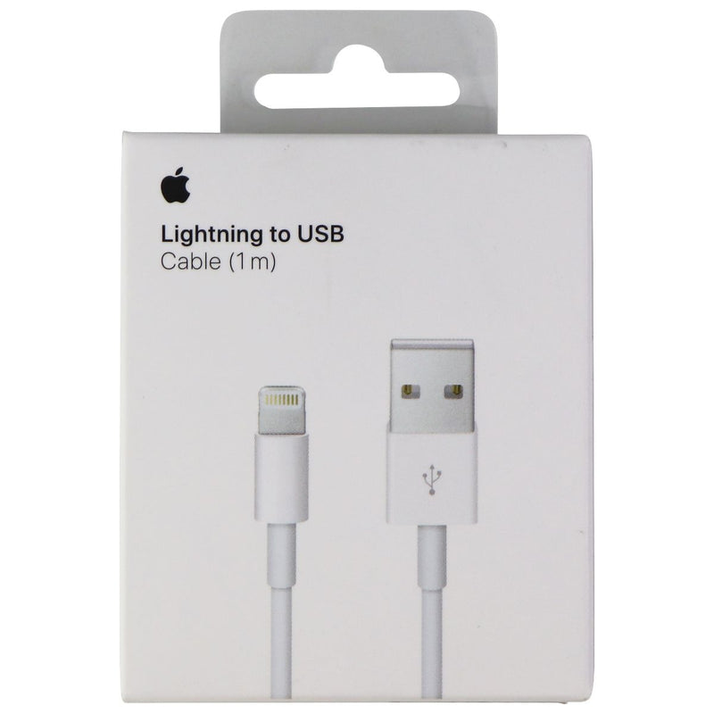 Apple (3.3 Foot/1m) Lightning 8-Pin to USB Charge and Sync Cable - White (A1480)