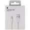 Apple (3.3-ft/1m) Lightning 8-Pin to USB Cable - White (A1480)