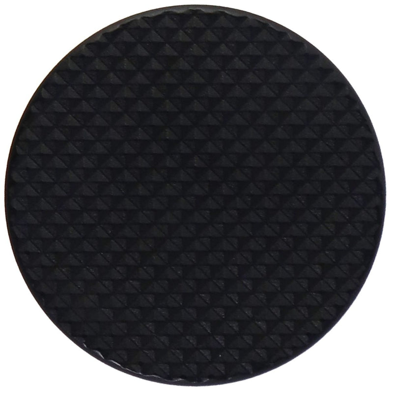PopSockets PopGrip Swappable Top - Knurled Black (Top ONLY/No Base)
