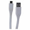 LG (DC13WB-V) 3.3Ft OEM Flat Tangle-Free Cable for USB-C Devices - White