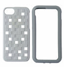 M-Edge Maverick 2-in-1 Dual Layer Protective Case Cover iPhone 5 - White / Gray
