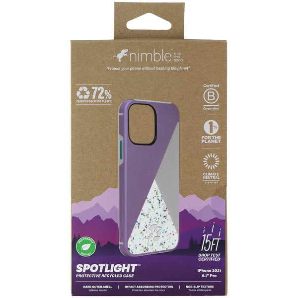 Nimble Spotlight Series Case for Apple iPhone 13 Pro - Lavender/Teal/Multi