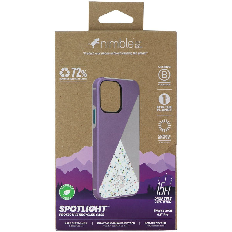 Nimble Spotlight Series Case for Apple iPhone 13 Pro - Lavender/Teal/Multi