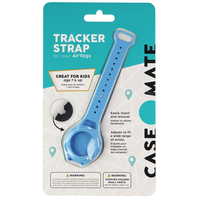Case-Mate Tracker Strap Wristband Case for Apple AirTag - Blue