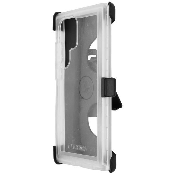 Pelican Voyager Series Case & Holster for Samsung Galaxy S23 Ultra - Clear/Black