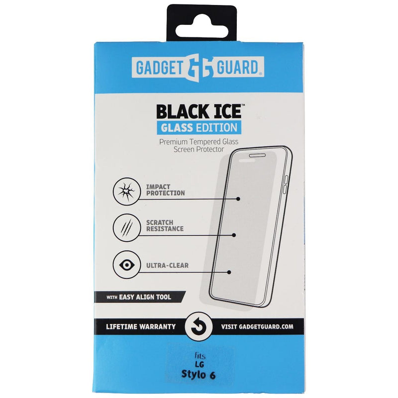Gadget Guard Black Ice Tempered Glass for LG Stylo 6 Smartphones - Clear