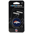 PopSockets PopGrip Expanding Stand and Grip with Swappable Top - Broncos Helmet