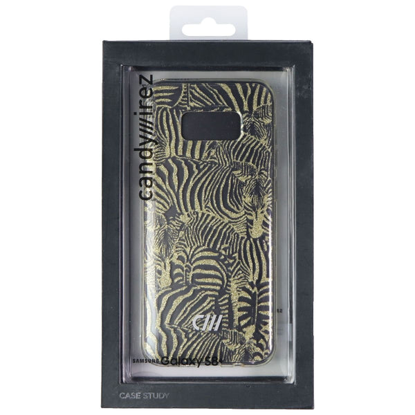 Candywirez Case Study Case for Samsung Galaxy (S8+) - Gold Zebra Glitter