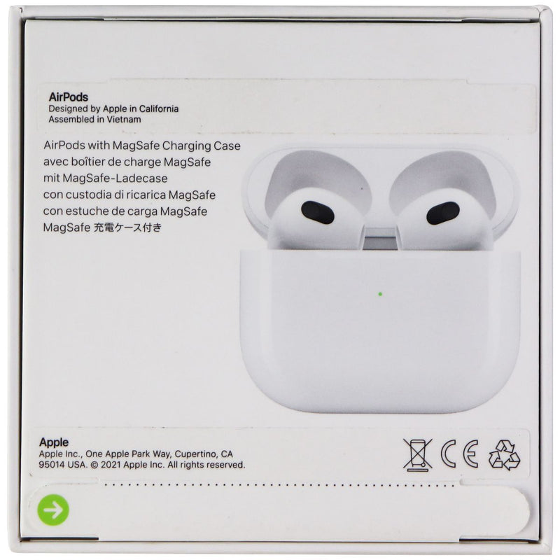 Apple AirPods (3rd Gen) - White (MME73AM/A / A2566) with MagSafe Charging Case