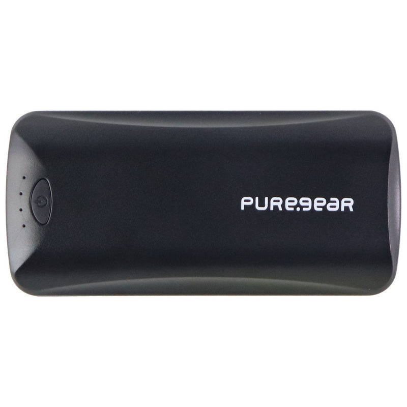 PureGear 5000mAh Portable USB Battery Charger w/ Built-in Flash Light - Black