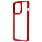 ITSKINS Hybrid Solid Case for iPhone 13 Pro - Plain Red and Transparent