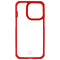 ITSKINS Hybrid Solid Case for iPhone 13 Pro - Plain Red and Transparent