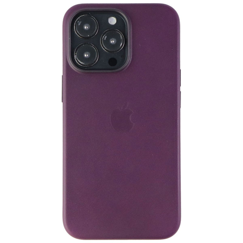 Apple Leather Case for MagSafe for Apple iPhone 13 Pro - Dark Cherry