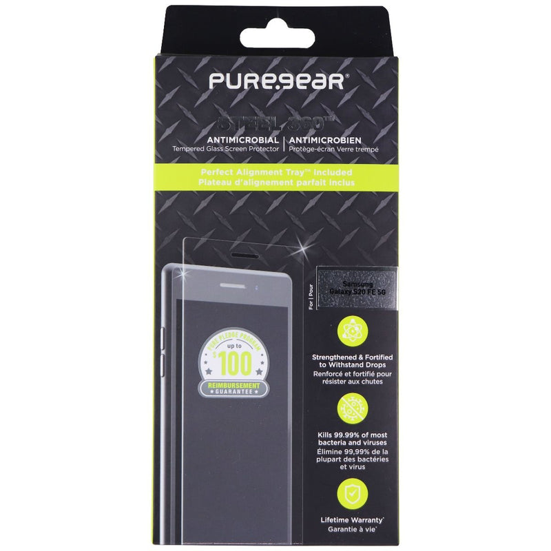 PureGear Steel 360 Series Tempered Glass for Samsung Galaxy S20 FE 5G - Clear