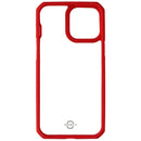 ITSKINS Hybrid Solid Protective Case for iPhone 13 Pro Max - Red and Transparent
