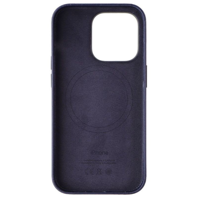 Apple Official Leather Case For Magsafe for Apple iPhone 14 Pro - Ink