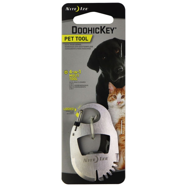 Nite Ize DoohicKey 4-in-1 Multi Pet Tool - Stainless Steel