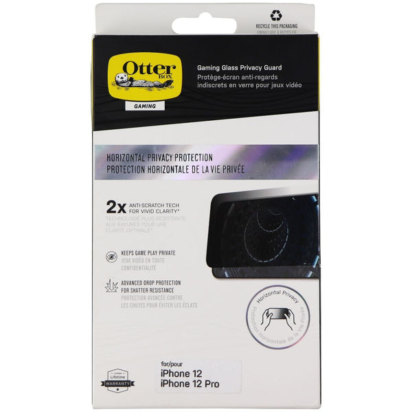 OtterBox Gaming Glass Privacy Guard for iPhone 12 and 12 Pro - Tinted