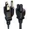 Linetek 125V-7A (3-Foot) 3-Prong AC Power Cord Cable - Black