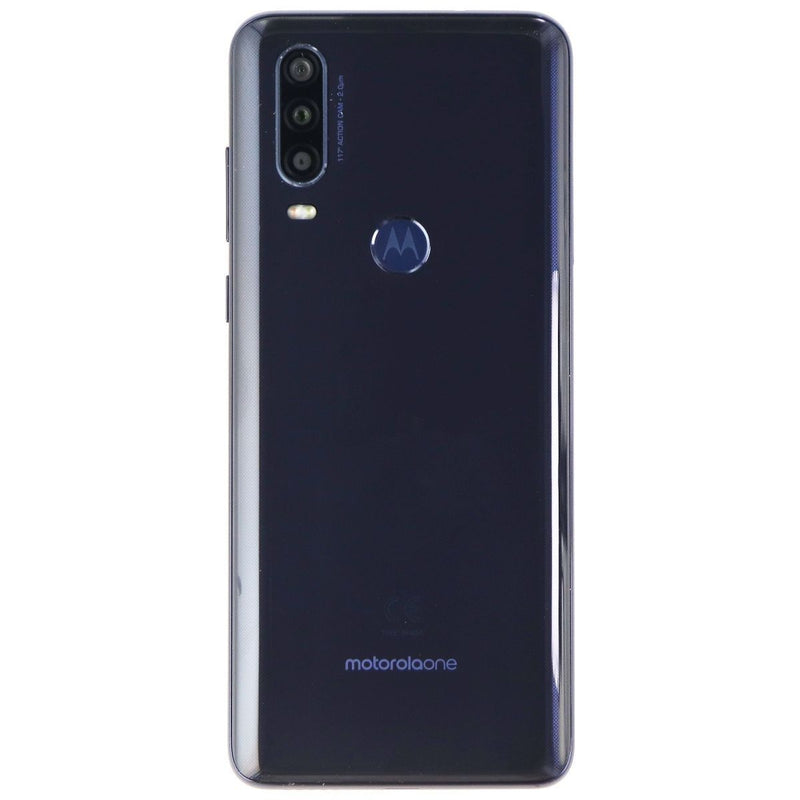 Motorola One Action (6.3-in) Smartphone (XT2013-4) Unlocked - 128GB/Denim Blue