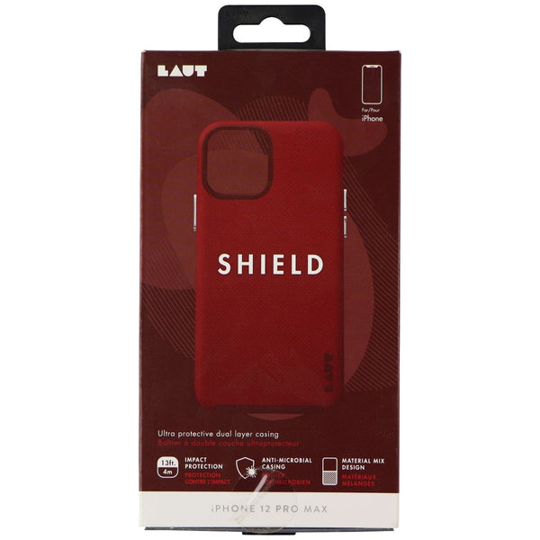 LAUT Shield Series Dual Layer Case for Apple iPhone 12 Pro Max - Crimson Red